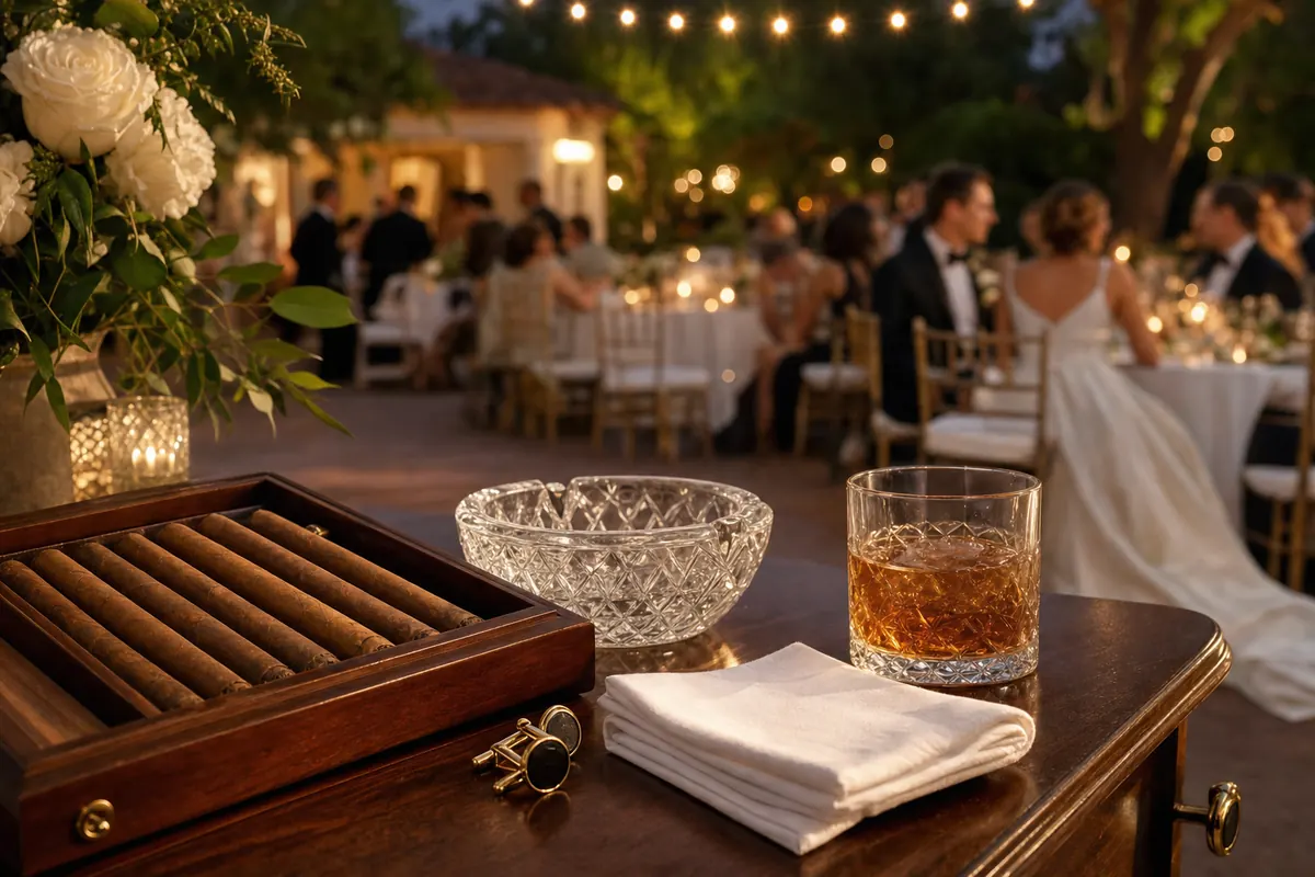 Cigar Etiquette at Weddings: A Gentleman's Guide