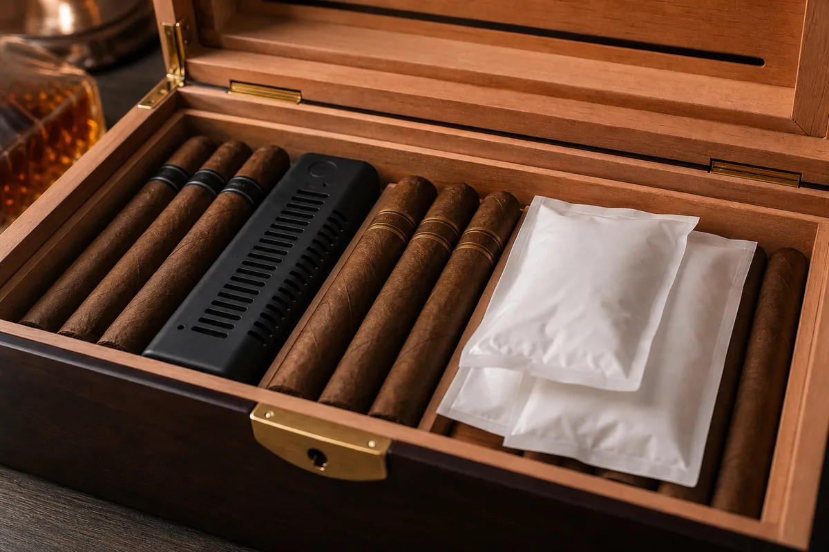 Cigar Oasis vs Boveda: Electronic vs Passive Humidity