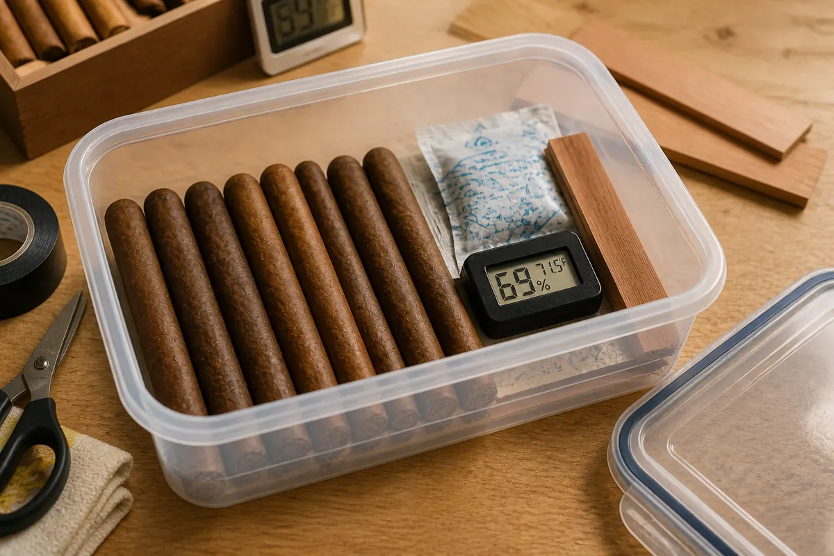 How to Build a Tupperdor (Budget Cigar Storage)