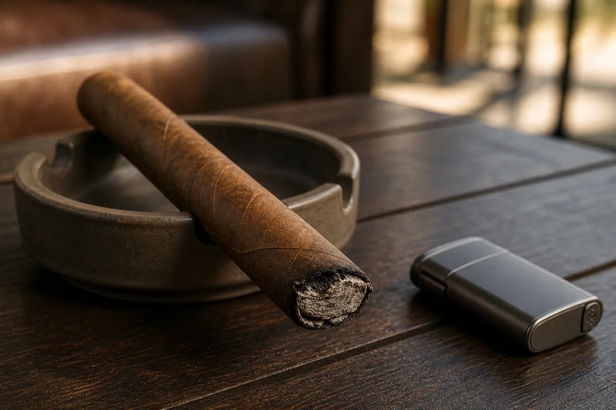 How to Fix an Uneven Burn on a Cigar