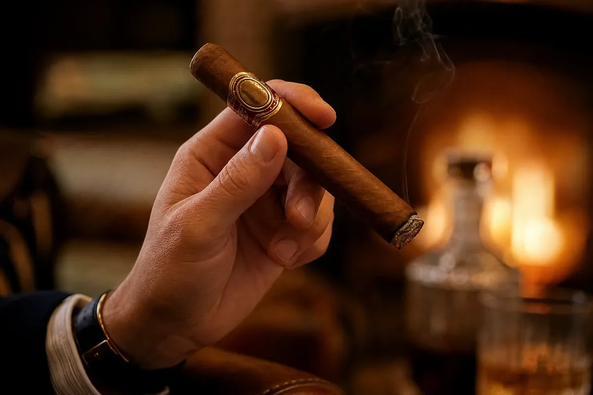 How to Hold a Cigar the Right Way