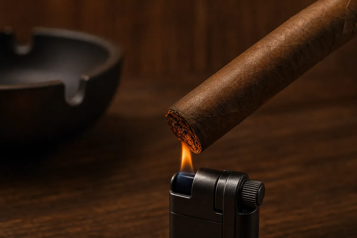 How to Properly Light a Cigar