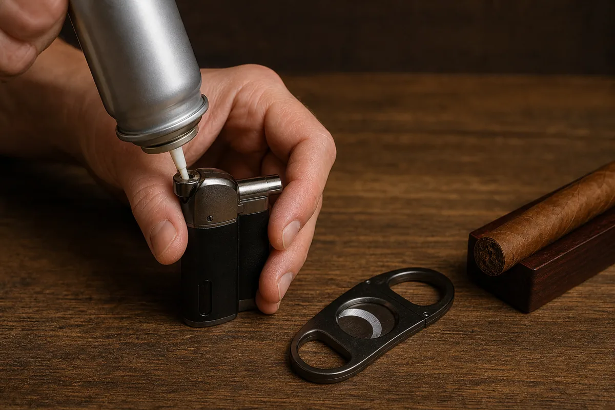 How to Refill a Butane Cigar Lighter