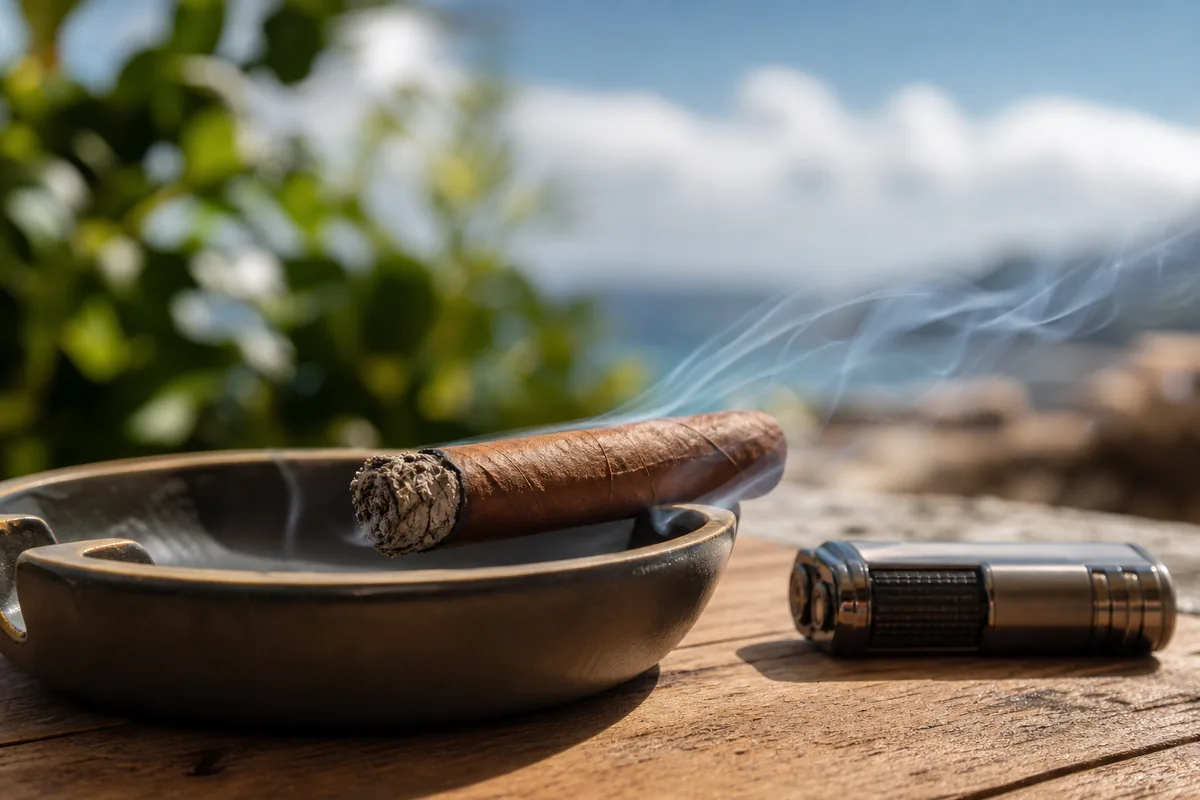 How to Smoke a Cigar in the Wind
