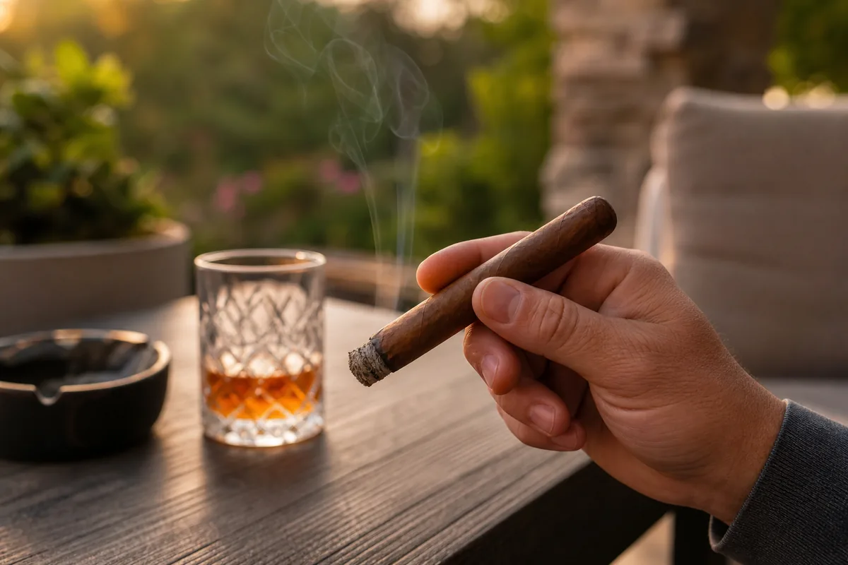 How to Smoke a Cigar Outdoors
