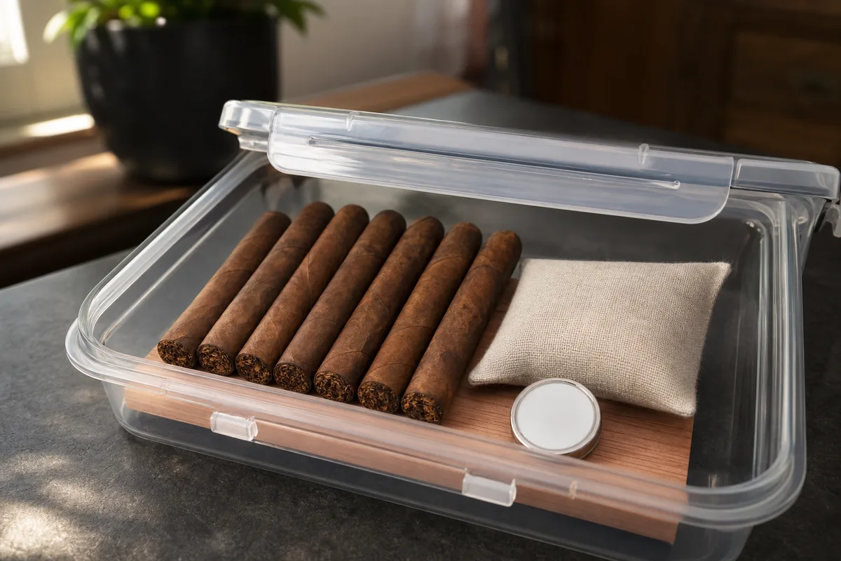 How to Store Cigars Without a Humidor
