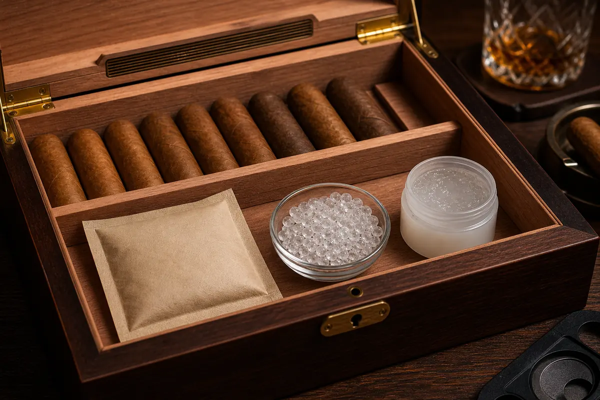 Humidor Humidification: Packs vs Beads vs Gel