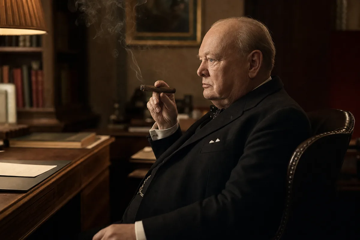 Winston Churchill and Cigars